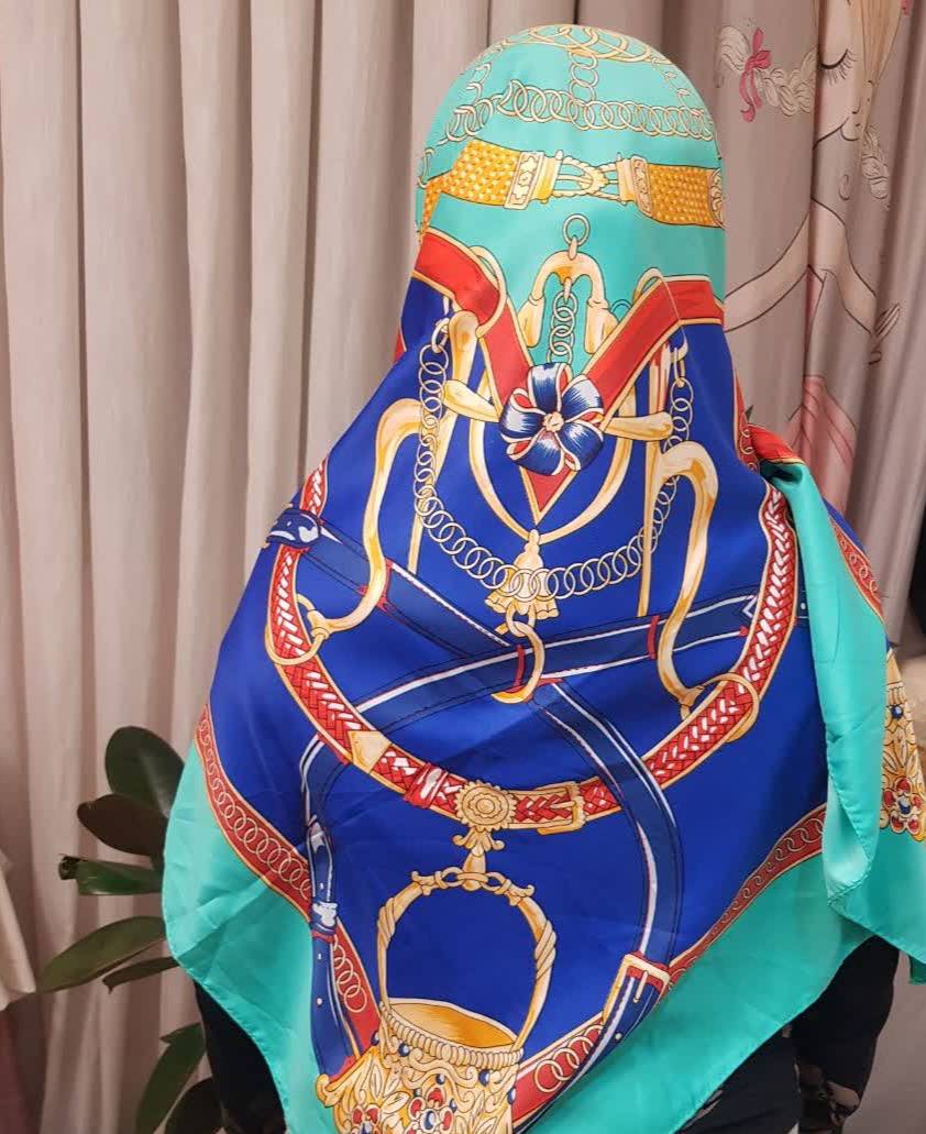 روسری ابریشم توییل وارداتی اصل زیبا کپی کپی