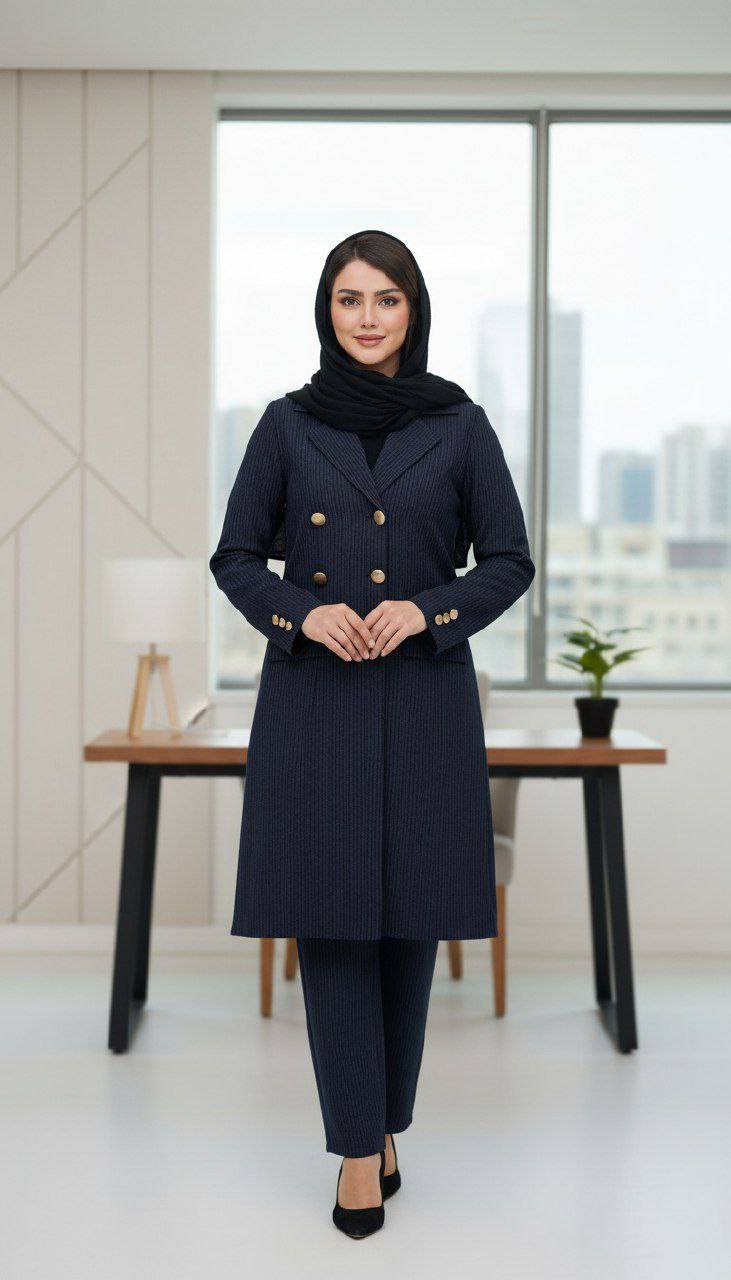 مانتو و شلوار اداری دیپلمات زنانه پرشین مکانیک
