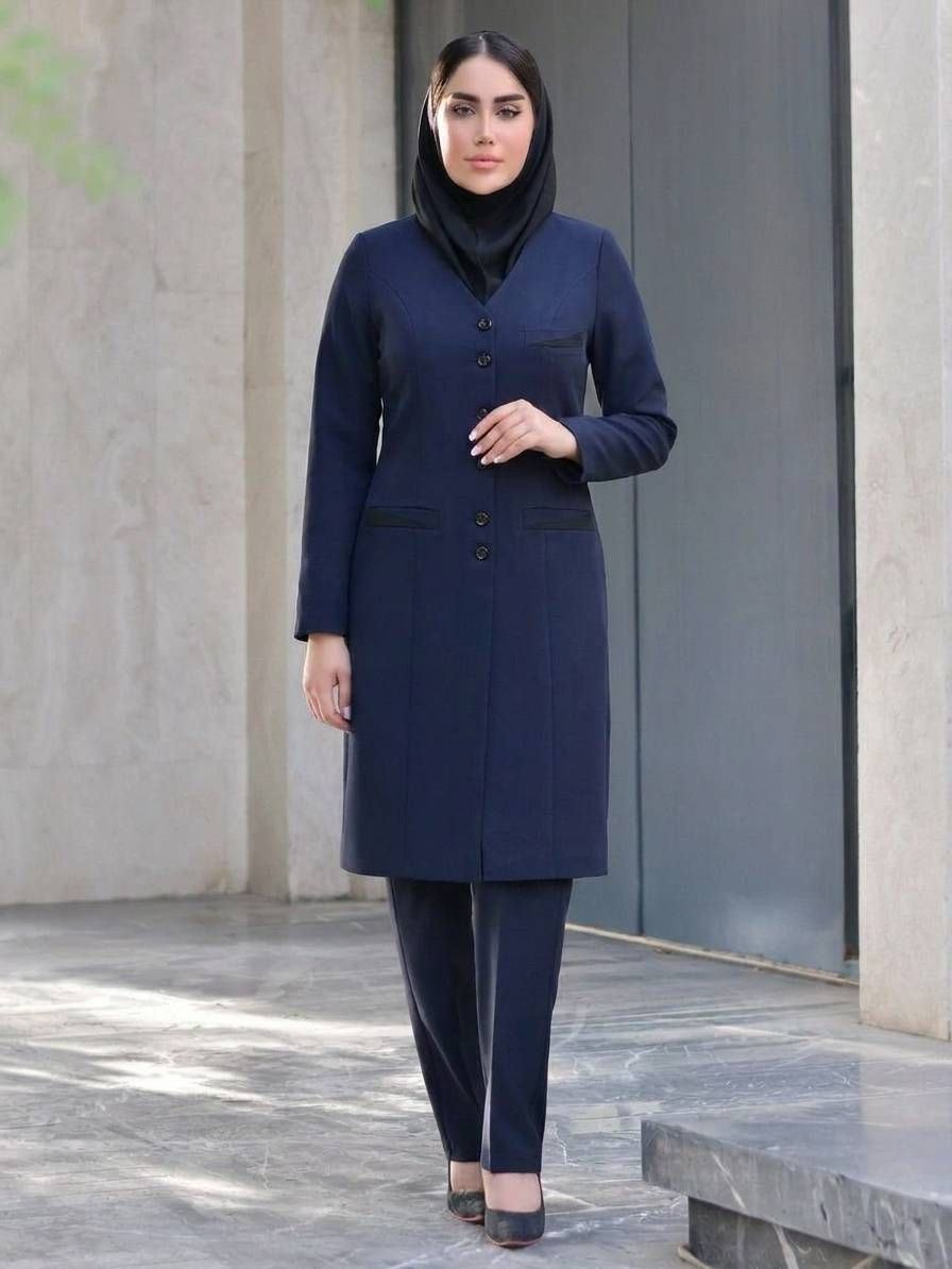 مانتو شلوار اداری مازراتی مدل تینا