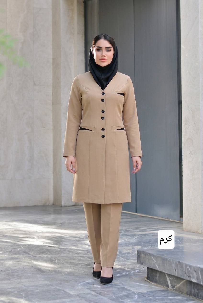 مانتو شلوار اداری مازراتی مدل تینا