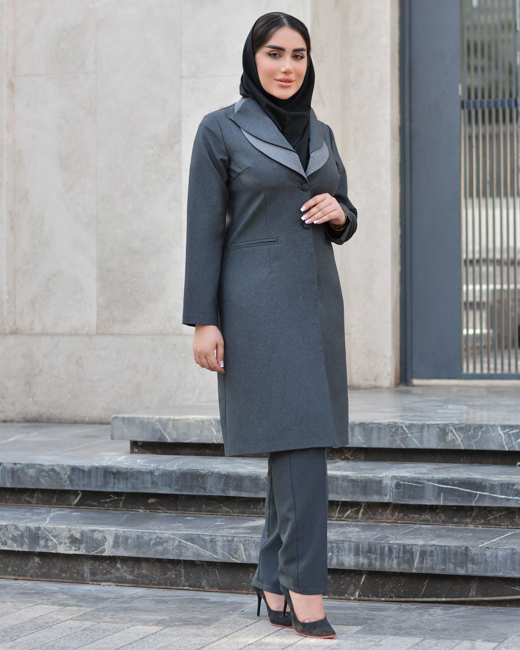 مانتو شلوار اداری مدل تیسا