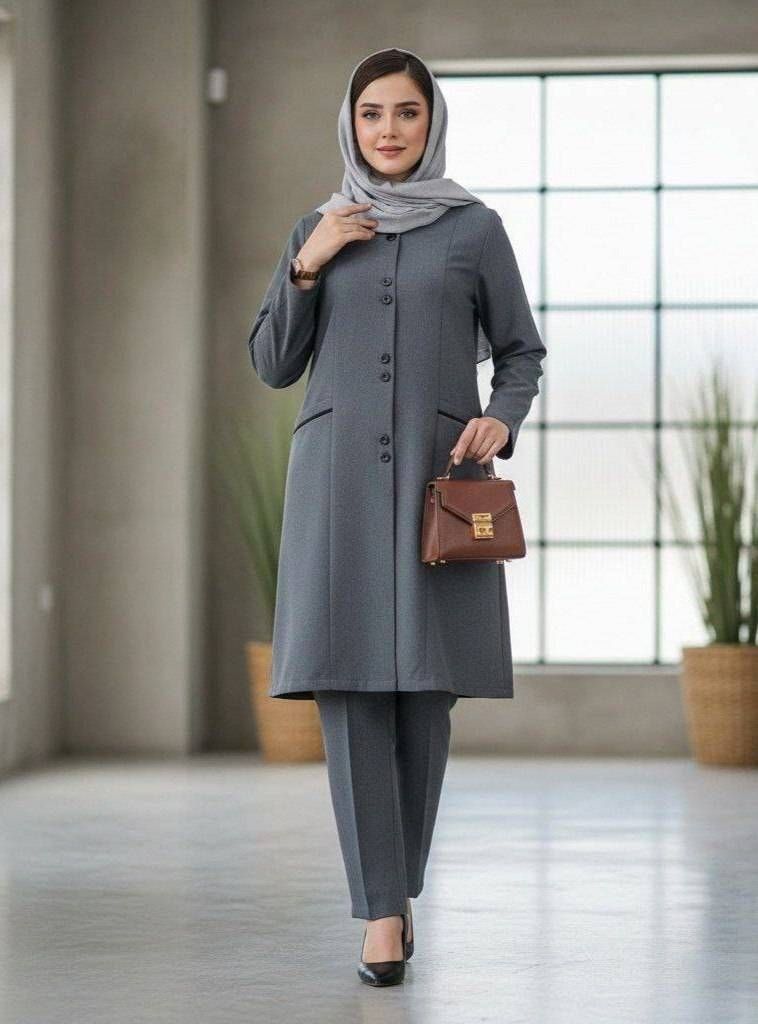 مانتو شلوار اداری مدل طلا